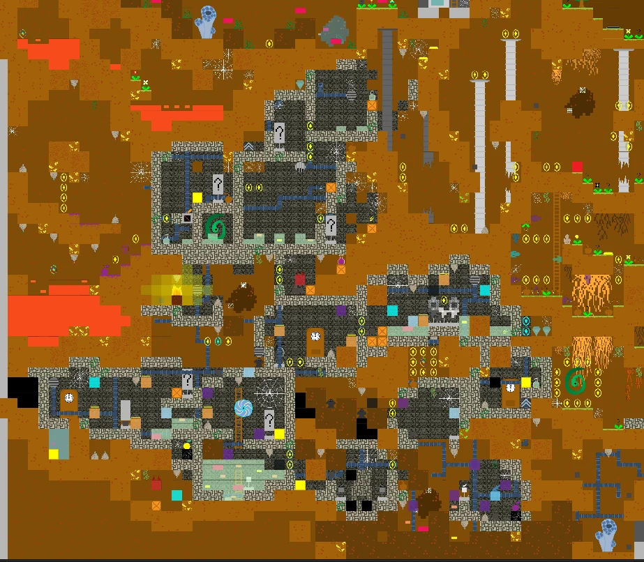 Explorez des labyrinthes, collectez des richesses, découvrez des passages cachés et percez les secrets d’Espilègle.